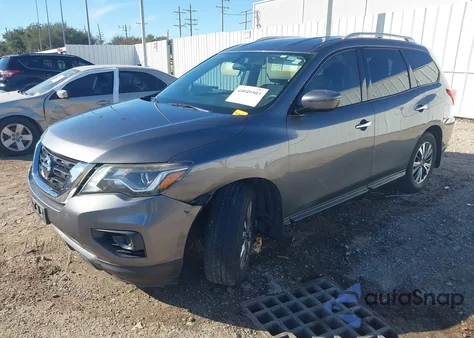 2019 Nissan Pathfinder S из США, поврежденный, VIN 5N1DR2MN1KC634178